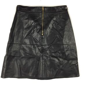 Zara Skirts - Zara A Line Faux Leather Skirt. Zara Skirts - Zara A Line Faux Leather Skirt.